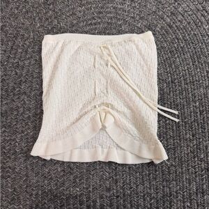 White adjustable tube top